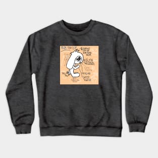 Lop Bunny Anatomy Crewneck Sweatshirt